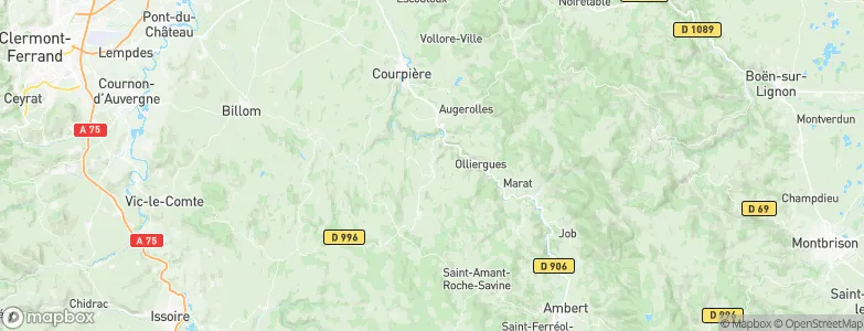 Tours-sur-Meymont, France Map