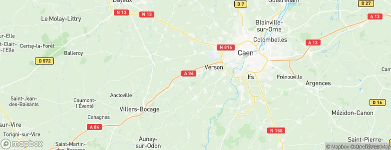 Tourville-sur-Odon, France Map