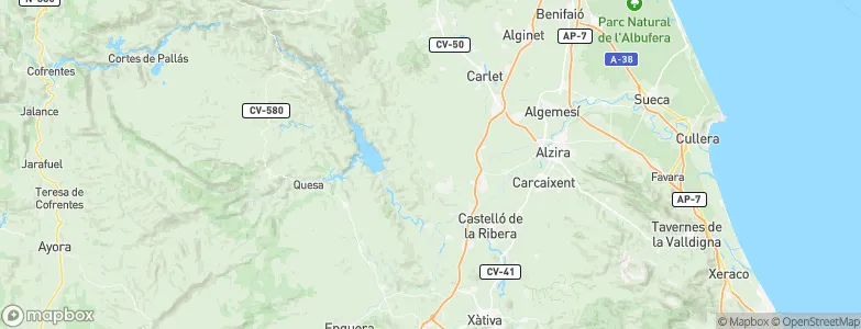 Tous, Spain Map