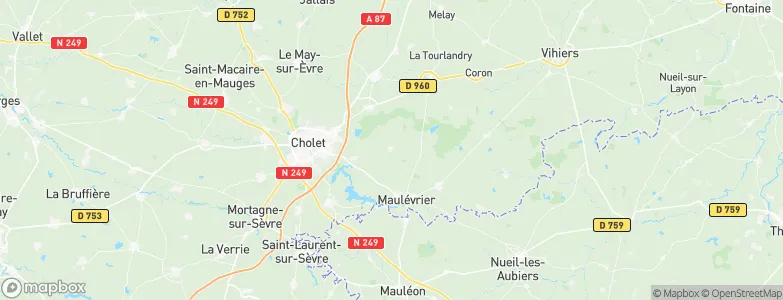 Toutlemonde, France Map