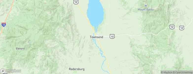 Townsend, United States Map