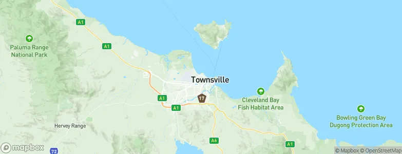 Townsville, Australia Map