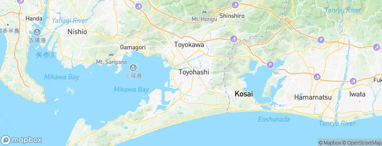 Toyohashi, Japan Map
