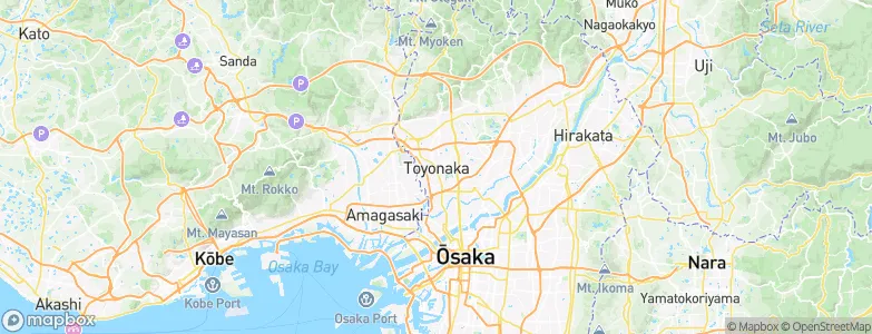 Toyonaka, Japan Map