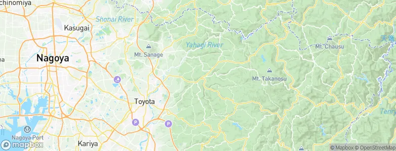 Toyota-shi, Japan Map