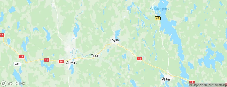 Töysä, Finland Map