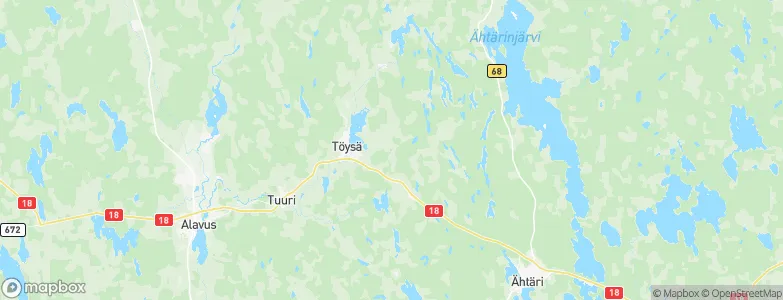 Töysä, Finland Map