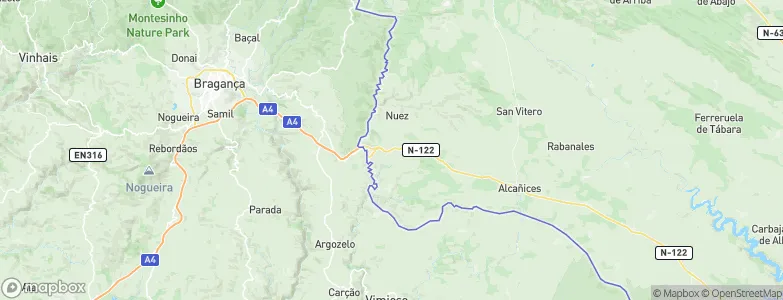 Trabazos, Spain Map