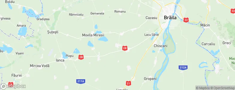 Traian, Romania Map