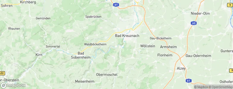 Traisen, Germany Map