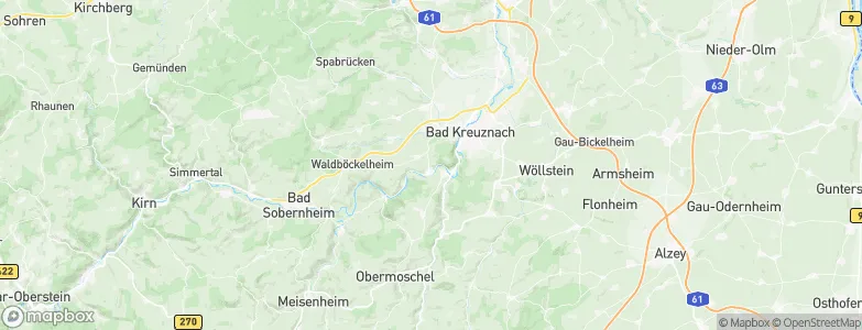 Traisen, Germany Map