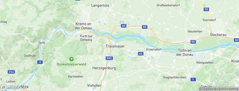 Traismauer, Austria Map