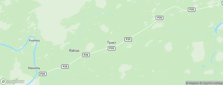 Trakt, Russia Map