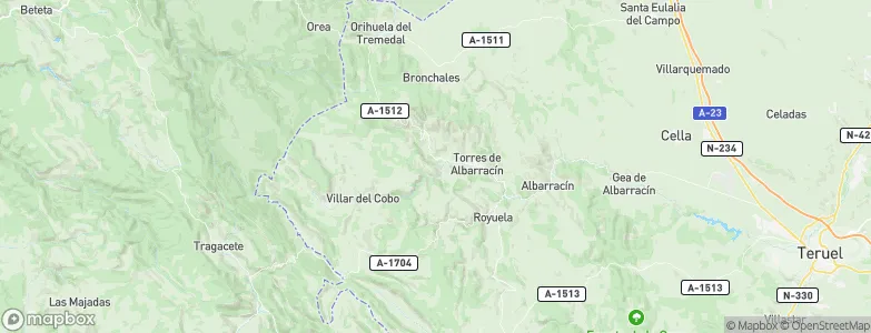 Tramacastilla, Spain Map