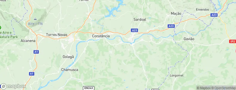 Tramagal, Portugal Map