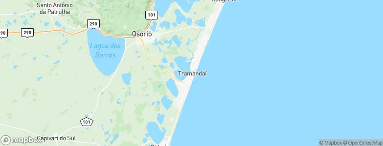 Tramandaí, Brazil Map