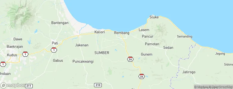 Trambalan, Indonesia Map
