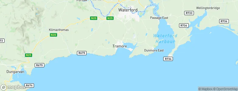 Tramore, Ireland Map