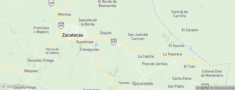 Trancoso, Mexico Map