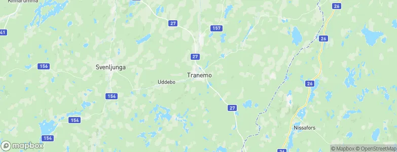Tranemo, Sweden Map