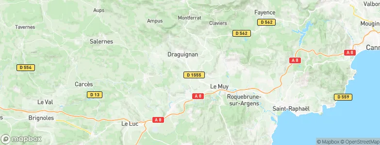 Trans-en-Provence, France Map