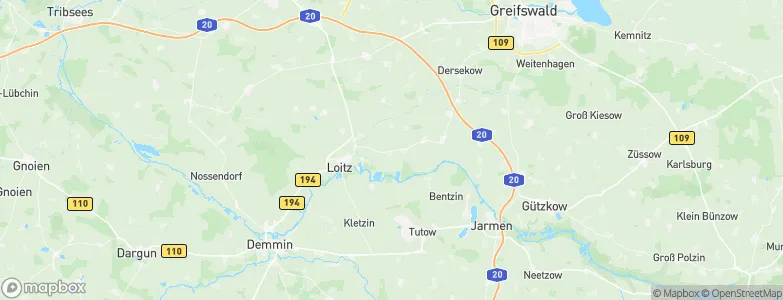 Trantow, Germany Map