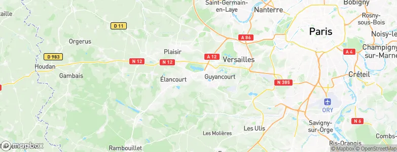Trappes, France Map