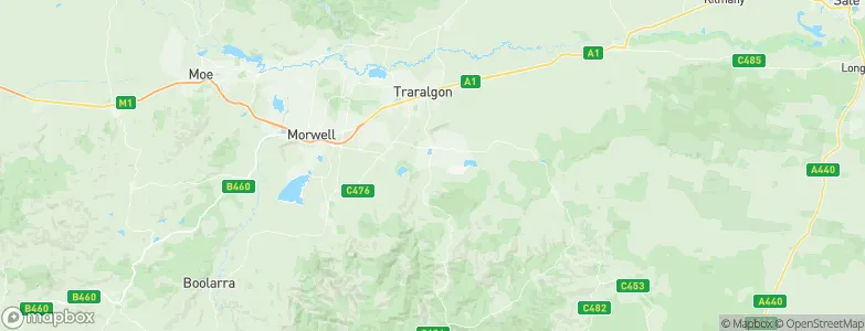 Traralgon South, Australia Map