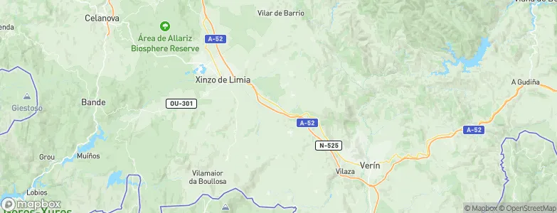 Trasmiras, Spain Map