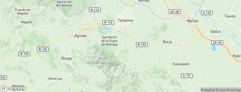 Trasmoz, Spain Map