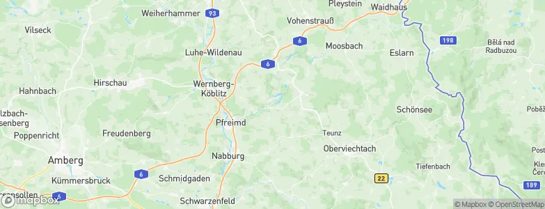 Trausnitz, Germany Map