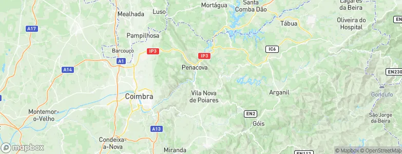 Travasso, Portugal Map