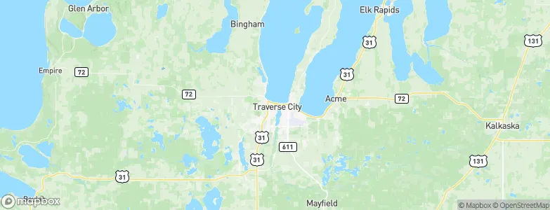 Traverse City, United States Map