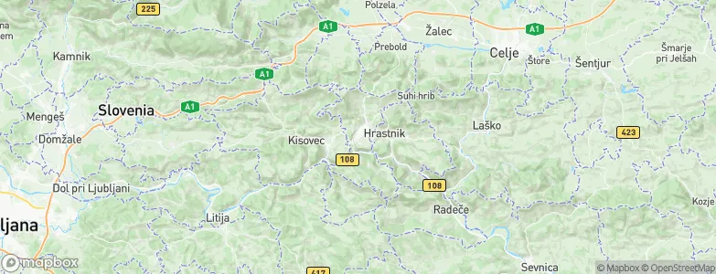 Trbovlje, Slovenia Map