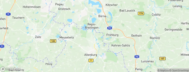 Treben, Germany Map
