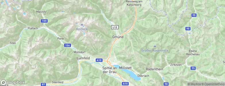 Trebesing, Austria Map