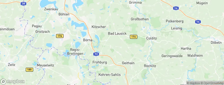 Trebishain, Germany Map