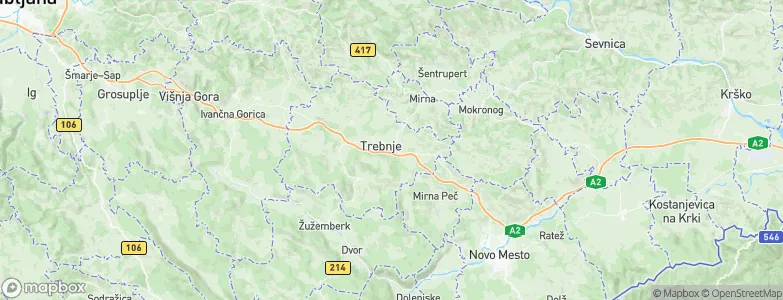 Trebnje, Slovenia Map
