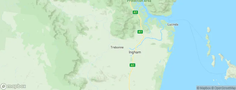 Trebonne, Australia Map