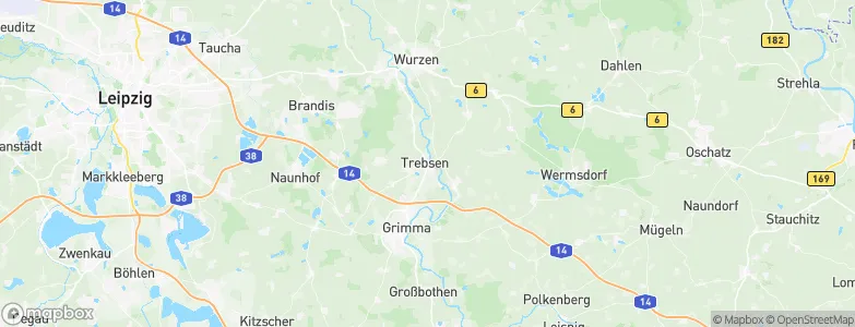 Trebsen, Germany Map