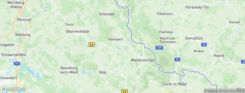 Treffelstein, Germany Map