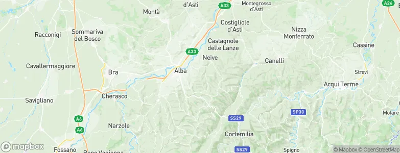 Treiso, Italy Map