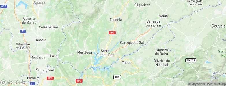 Treixedo, Portugal Map