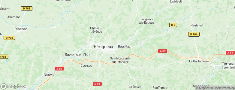 Trélissac, France Map