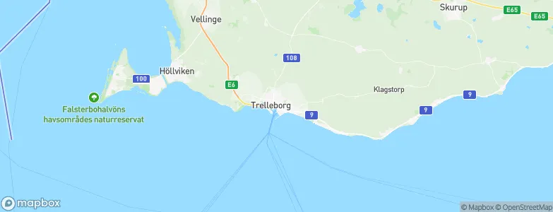 Trelleborg, Sweden Map