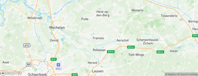Tremelo, Belgium Map
