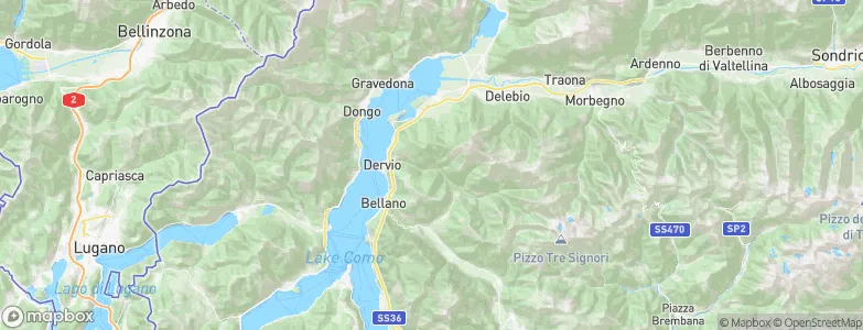 Tremenico, Italy Map