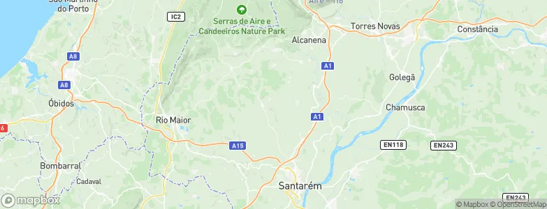 Tremês, Portugal Map