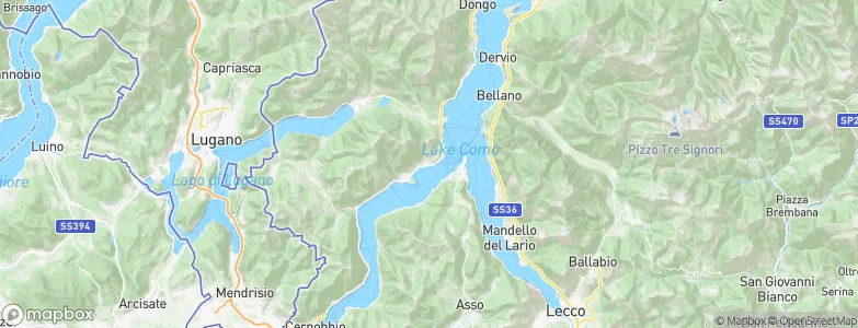 Tremezzo, Italy Map
