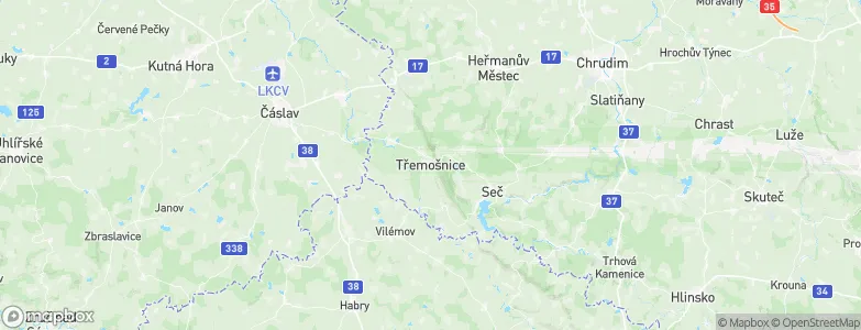 Třemošnice, Czechia Map